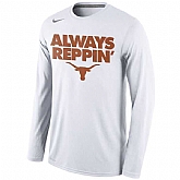 Texas Longhorns Nike Always Reppin Long Sleeve WEM Top - White,baseball caps,new era cap wholesale,wholesale hats